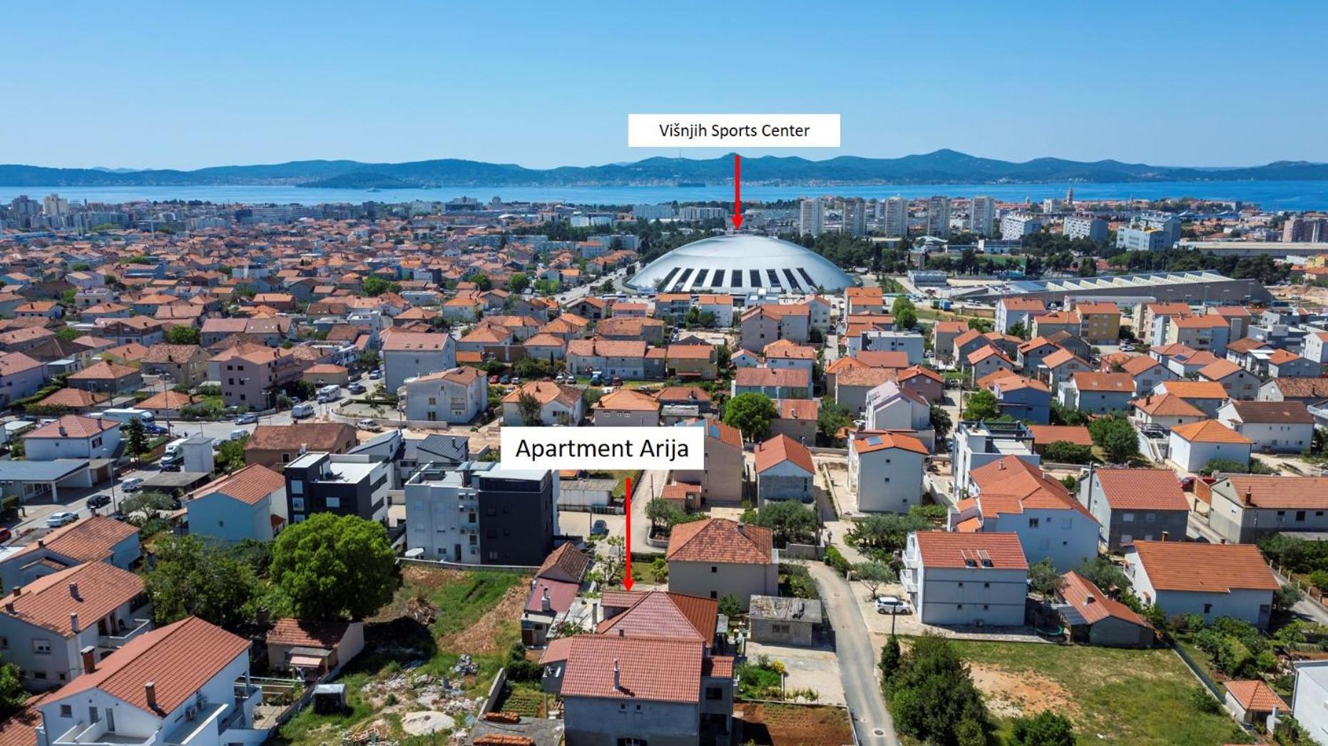 Apartment Arija Zadar Exterior foto